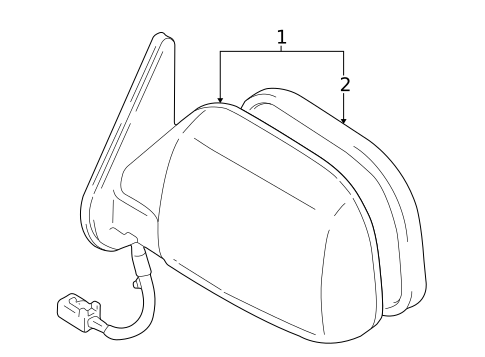 Outside Mirrors for 1997 Toyota 4Runner #0