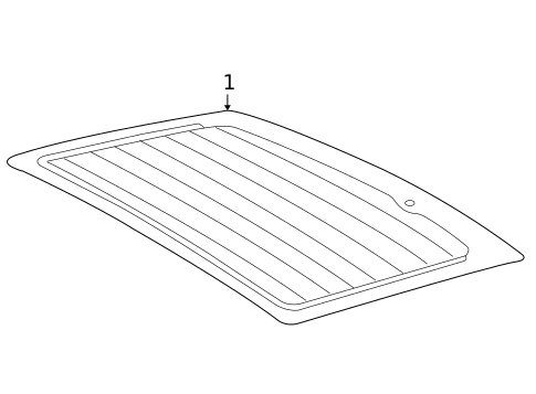 Glass & Hardware - Back for 2005 Porsche 911 #0