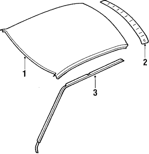 Roof for 1987 Subaru DL #1