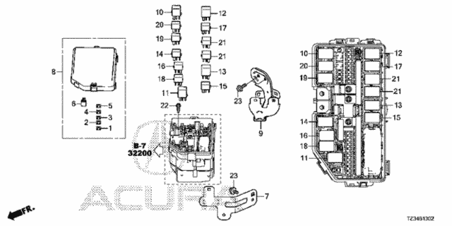 Control Unit (Engine Room) (2) for 2015 Acura TLX #0