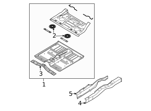 Floor & Rails for 2005 Chrysler Pacifica #0