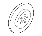 1771044 - Brakes: ACDelcoâ„¢ Rotor for Buick: Century, LaCrosse, Regal, Riviera | Chevrolet: Impala, Monte Carlo, Venture | Oldsmobile: Alero, Intrigue | Pontiac: Grand Am, Grand Prix, Montana Image