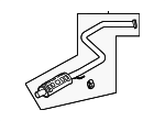 28650AA970 - : Muffler &amp; Pipe Assembly for Hyundai Image