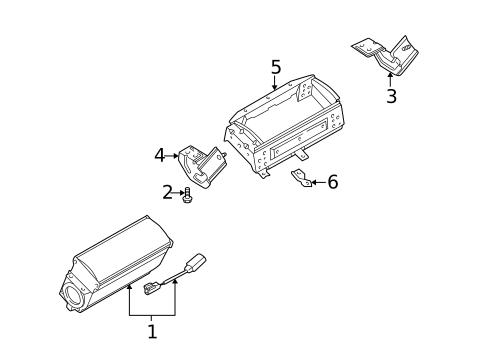 Air Bag Components for 2000 Audi A6 Quattro #2