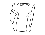 6SF72PXRAA - Body: Seat Back Cover for Mopar Image