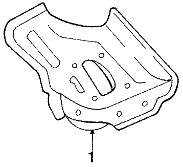 6414101P00 - : Battery Tray Bracket for Nissan Image