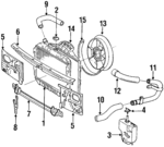 1640163010 - Cooling System: Radiator Cap for Toyota: 4Runner, Camry, Celica, Corolla, Cressida, MR2, Pickup, Supra, T100, Tercel, Van Image