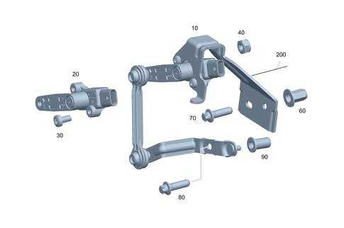 Regulation of Dynamic Headlamp Range Control, Rear for 2025 Mercedes-Benz CLA250 #0