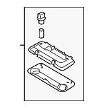 1Q094710682V - Body: Map Lamp for Volkswagen: Eos Image