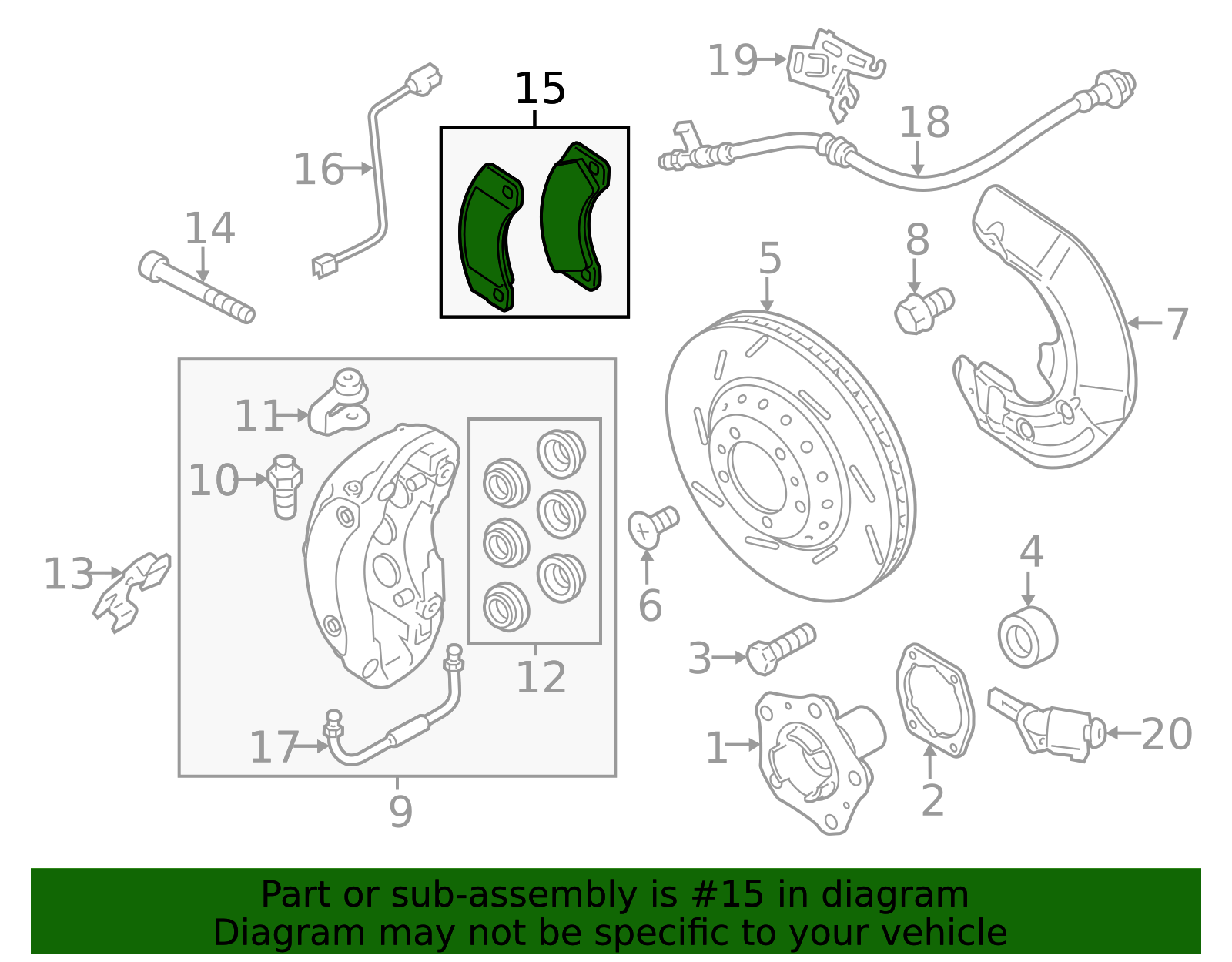 1 Set Of Brake Pads (971-698-151-AC)