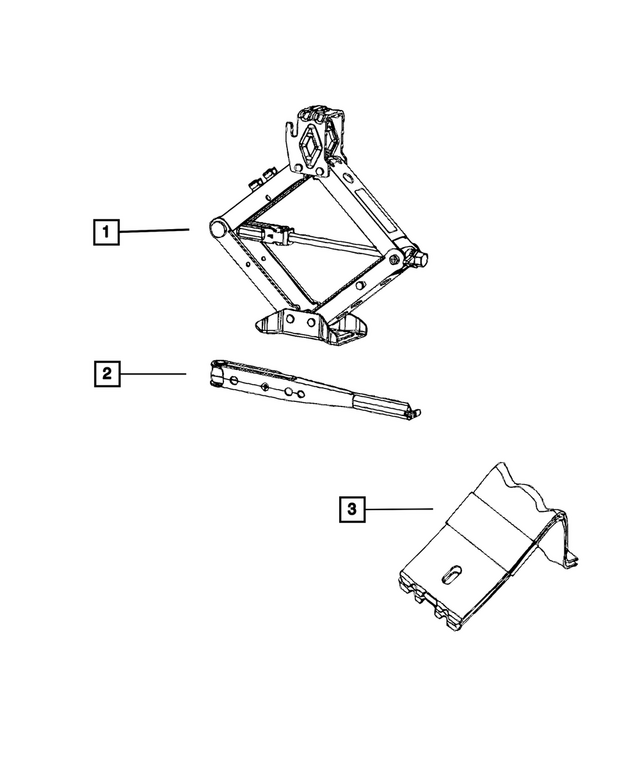 « 68580843AA –  : Wheel Lug Nut Wrench pour Mopar Image »