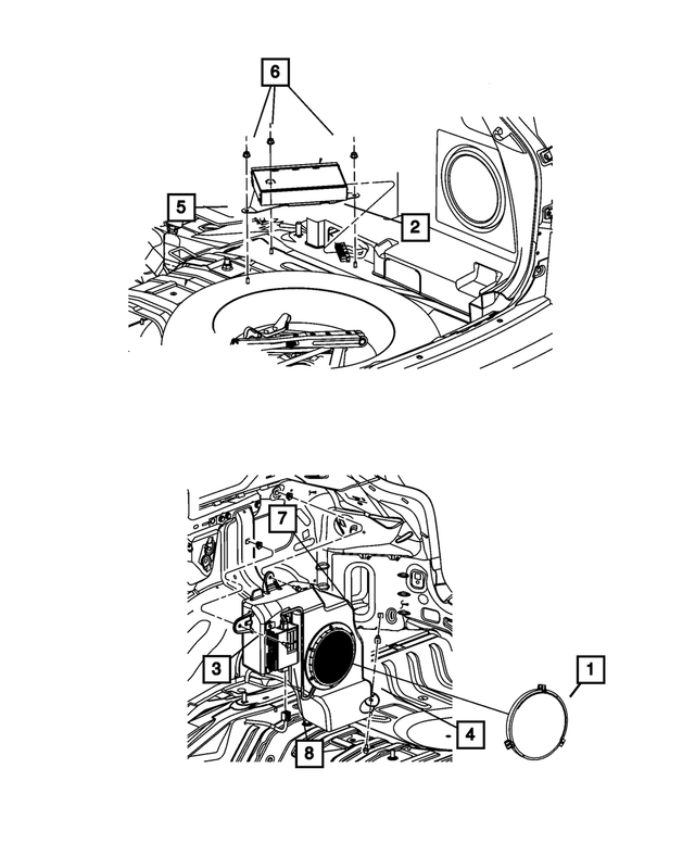 5035045AC - Electrical: Sub Woofer Speaker for Mopar Image