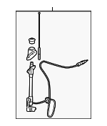 86300AF020 - Electrical: Antenna for Toyota: Sequoia, Tundra Image