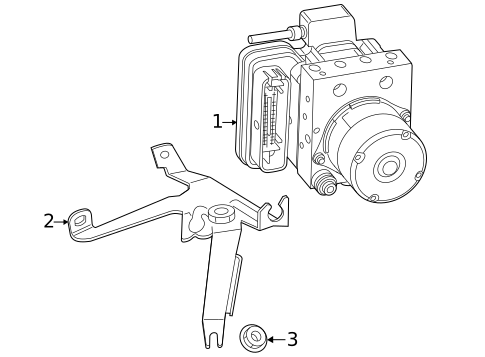 ABS Components for 2021 Mercedes-Benz CLA45 AMG #0