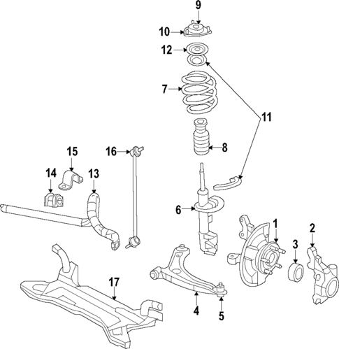 Suspension Components for 2015 Jeep Compass #0
