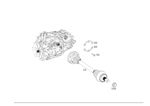 Axle Shaft for 2018 Mercedes-Benz AMG GT R #0