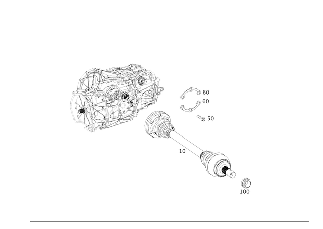 29901003 - Rear Axle: Screw for Mercedes-Benz: AMG GT, AMG GT Black Series, AMG GT C, AMG GT R, AMG GT S, S55 AMG, SLS AMG Image image