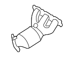36001274 - Exhaust: Catalytic Converter With Integrated Exhaust Manifold for Volvo Image