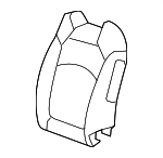 20864207 - Body: Seat Back Pad for Buick: Enclave | Chevrolet: Traverse | GMC: Acadia | Saturn: Outlook Image
