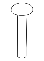 25796503 - Body: Headrest Guide for Buick: Enclave | Chevrolet: Traverse | Saturn: Outlook Image