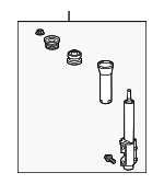 5128502AA - Suspension: Shock Absorber for Dodge: Sprinter 3500 Image