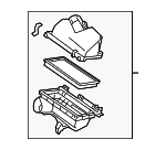 165004RA0A - : Air Cleaner Assembly for Nissan Image
