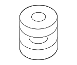 1655931U00 - Engine: Air Cleaner Assembly Insulator for Nissan: 200SX, 240SX, Altima, Armada, Frontier, Juke, Maxima, Murano, NV1500, NV2500, NV3500, Pathfinder, Pathfinder Armada, Quest, Rogue, Rogue Select, Sentra, TITAN, Xterra Image image