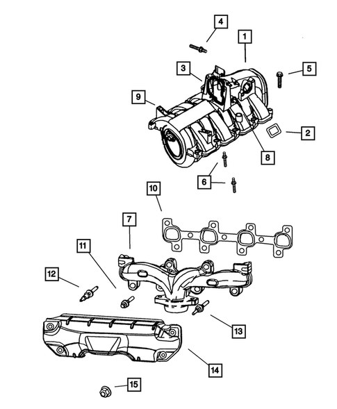 Manifolds for 2005 Dodge Dakota #0