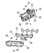 53032774AB - Engine 4.7L Eight Cylinder: Intake Manifold for Mopar Image