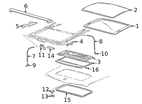 Sunroof for 1999 Chevrolet Malibu #0