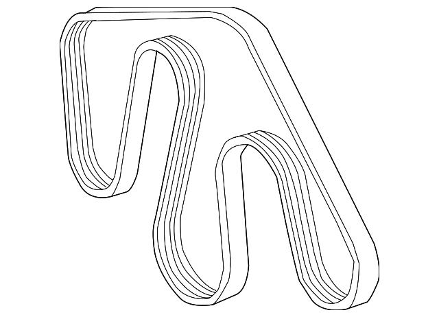 2004-2009 Lexus Serpentine Belt 90916-02585 | OEM Parts Online