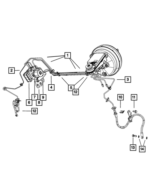 Brake Lines and Hoses for 2007 Chrysler Sebring #0