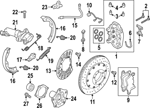 Rear Brakes for 2023 Porsche Taycan #0