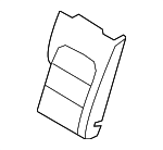 31263596 - Body: Seat Back Pad for Volvo: V70, XC70 Image