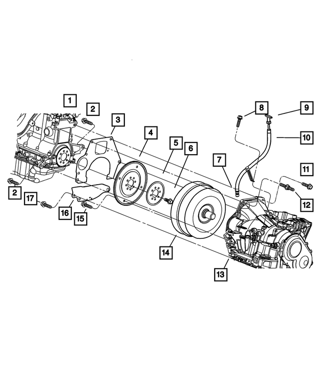 4471933 - Automatic Transaxle 4 Speed: Drive Plate Backing Plate for Mopar Image