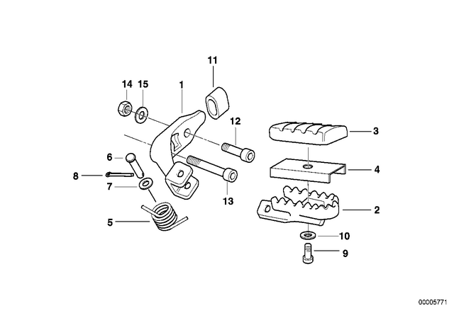 33532345532 - : Self-Locking Hex Nut - M10 for BMW-Motorrad Image