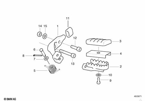 Footrests for 1997 BMW-Motorrad F 650 ST #1