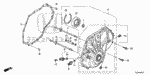 212305LJ305 - Transmission - Automatic: COVER ASSY., L. SIDE for Honda Image