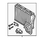 64119361706 - HVAC: Evaporator Core for BMW: 740e xDrive, 740i, 740i xDrive, 750i, 750i xDrive, Alpina B7, M760i xDrive Image
