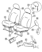 5104708AA - Interior Trim: Seat Cushion Frame for Mopar Image