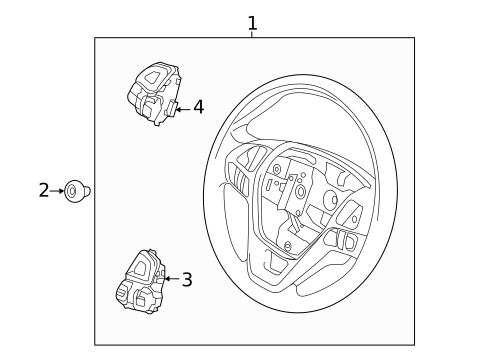 Steering Wheel for 2013 Ford Police Interceptor Utility #0