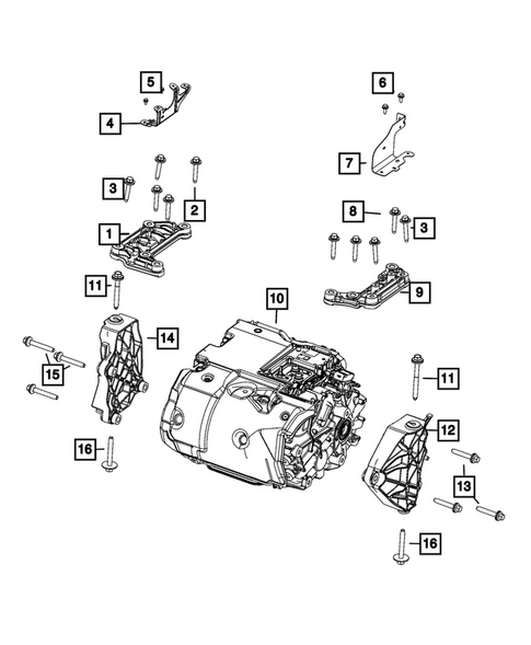 Motor Mounts for 2024 Jeep Wagoneer S #0
