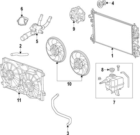 Cooling System for 2019 Chevrolet Silverado 1500 #43