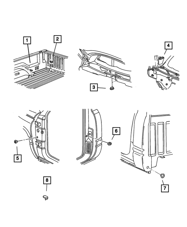 55035931 - Body Sheet Metal Except Doors: Plenum Drain Seal for Mopar Image