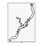 LFG11518XC - : Upper Hose for Mazda: MX-5 Miata Image