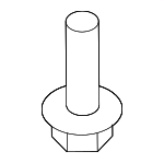 994590616 - Cooling System: Upper Bracket Bolt for Mazda: 3, 5, 6, CX-9, MX-5 Miata Image
