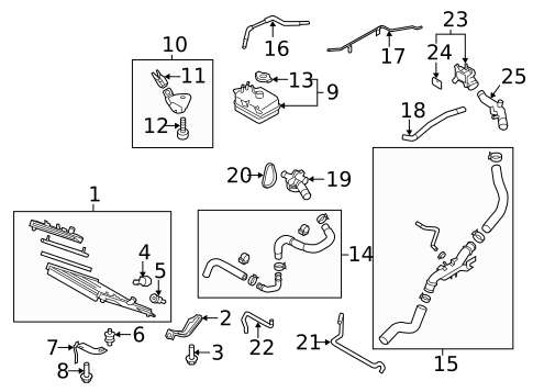 Radiator & Components for 2010 Mazda MX-5 Miata #0