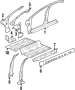 12472787 - Body: Uniside Assembly for Oldsmobile: Intrigue Image