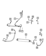 52124114AE - Steering: Power Steering Pressure Hose for Mopar Image