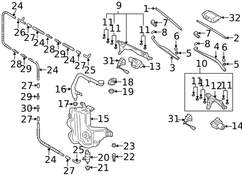 Wipers for 2004 Volkswagen Phaeton #0